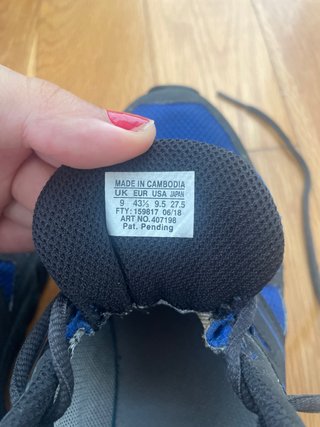 Zapatillas Salomon Senderismo Azul/Negro