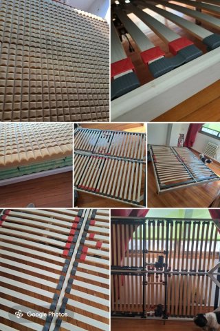 Cama Articulada Matrimonio con mandos y colchón.