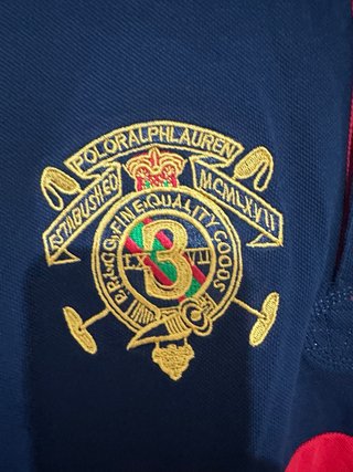 Polo Ralph Lauren Talla M Azul y Rojo
