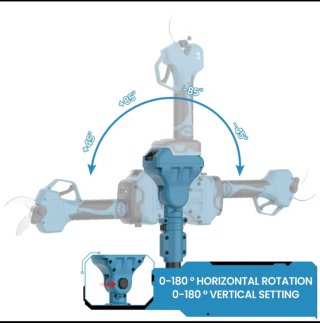 Varilla extensible para poda 2m