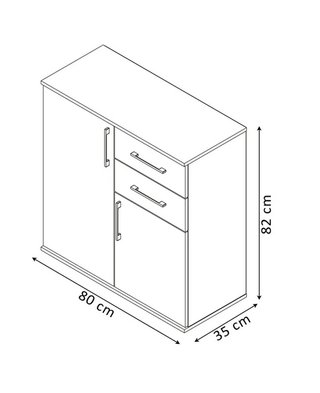 NUEVO Y EN OFERTA!!! Aparador moderno 2P 2C