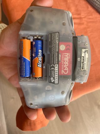 Game Boy Advance con luz y juego Dave Mirra 2