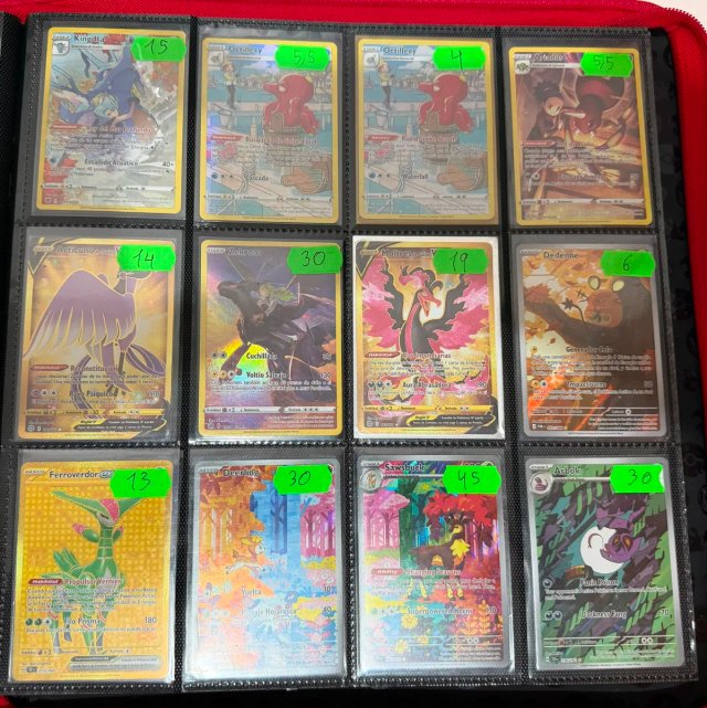 Colección Cartas Pokémon Varias