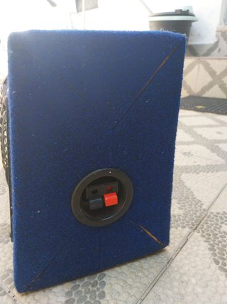 Caixa de Som Passiva Automóvel Azul