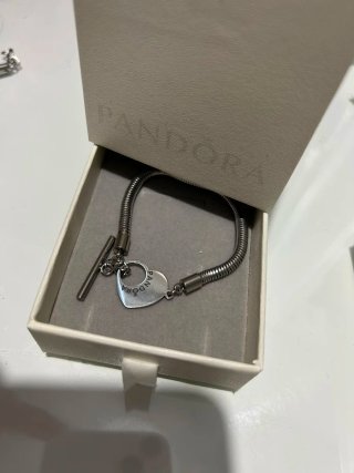 Pulsera Pandora Corazón Plata