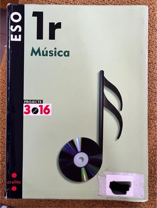 Libro ESO 1r Música Cruïlla ISBN: 9788466116091
