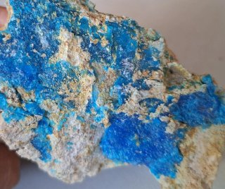 Calcantita Fragmento de  Mineral Azul