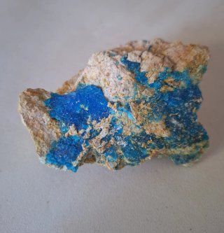 Calcantita Fragmento de  Mineral Azul