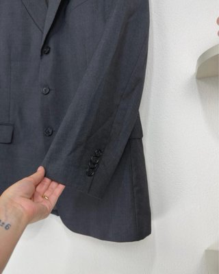 Giacca John Ashfield lana vergine grigio taglia 52