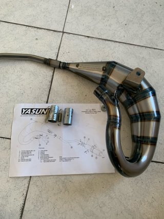 Tubo Escape Yasuni Cros RIEJU MRX Y SMX