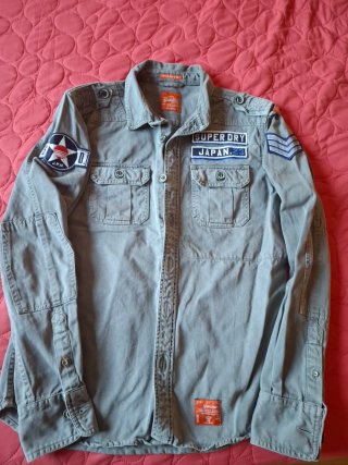 Cazadora militar Superdry verde