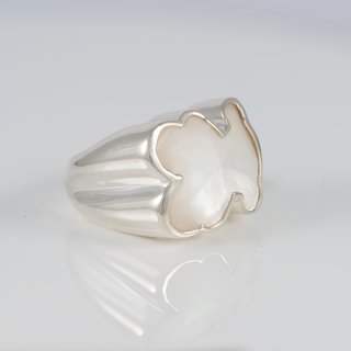Anillo Tous de Plata 925 y Nácar motivo oso