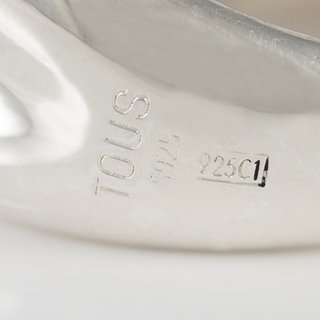 Anillo Tous de Plata 925 y Nácar motivo oso