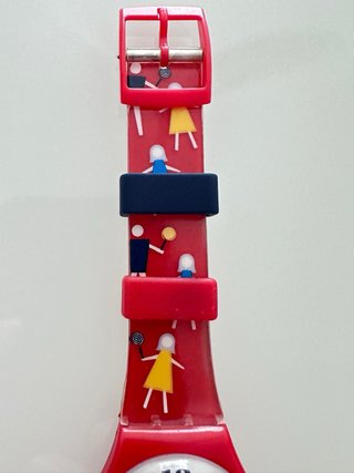 Reloj Swatch Funny Village Vintage estuche/papeles