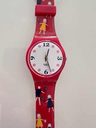 Reloj Swatch Funny Village Vintage estuche/papeles