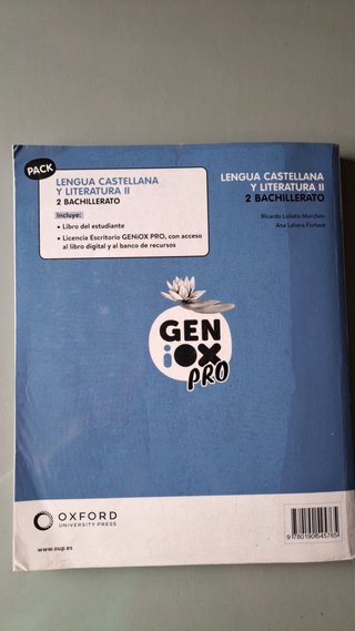 Lengua castellana y literatura II. Libro del es...