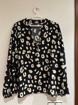 Blusa estampada leopardo