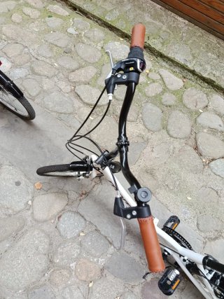 Bicicleta Plegable Moma Blanca