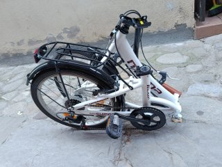 Bicicleta Plegable Moma Blanca