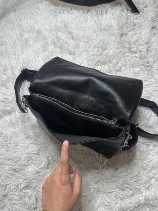Zadig & Voltaire Bolso Cuero Negro Rocky