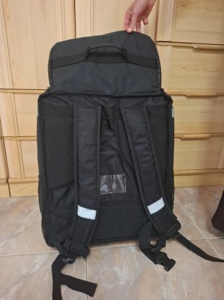 Mochila de reparto negra
