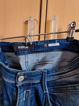 Pantalón Vaquero Replay Azul