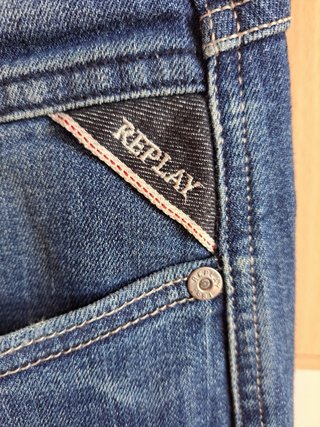 Pantalón Vaquero Replay Azul
