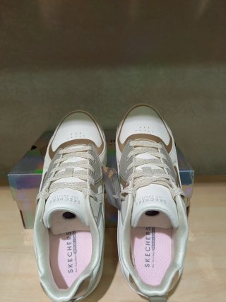 Skechers Donna Bianco Beige Taglia 35