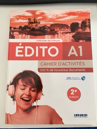 Édito A1 méthode de français.  Livre + Cahier