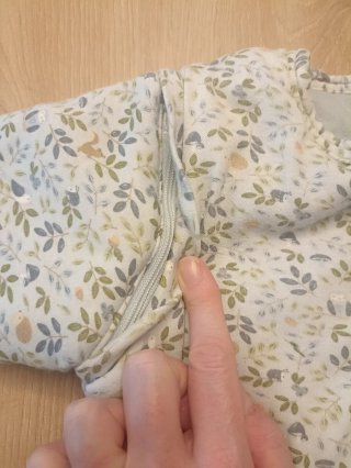 Saco de bebé estampado floral