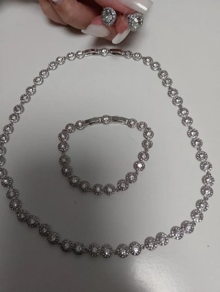Set Gioielli Swarovski Angelic Argento