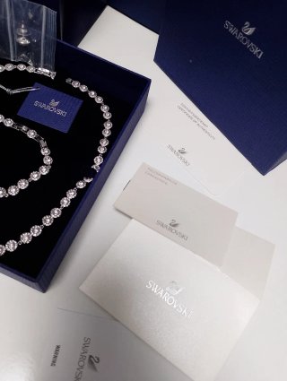 Set Gioielli Swarovski Angelic Argento