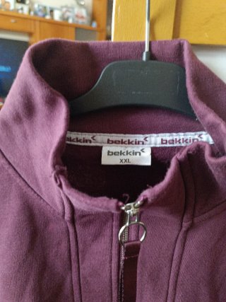 Sudadera corta Bakkkin morada talla única