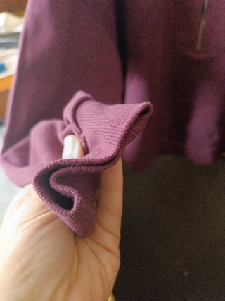Sudadera corta Bakkkin morada talla única