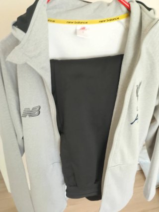 Tuta New Balance Liverpool Grigia Uomo