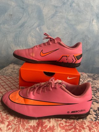 Zapatillas Futsal Nike Mercurial Rosas Talla X