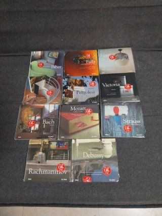 Lote CDs Música Clásica: Biber, Falla, Liszt, Bach