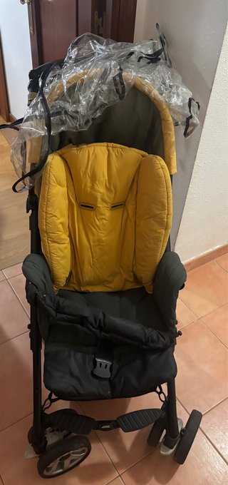 Carrito de bebé Jane con plástico de lluvia