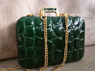 Bolso Miniatura Italiano Piel Verde