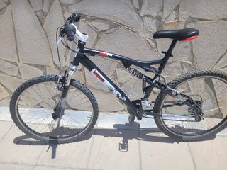 Bicicleta MTB Doble Suspensión Negra