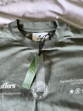 Camiseta Scuffers verde militar talla M