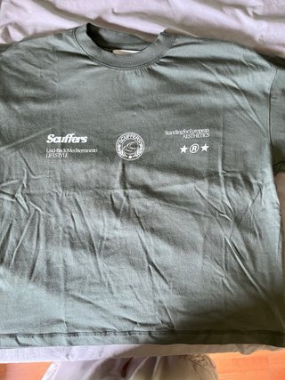 Camiseta Scuffers verde militar talla M