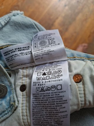 Shorts Levi's 501 Azules