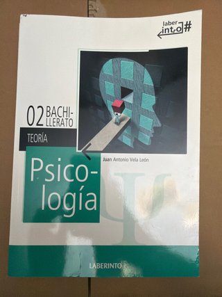 Libros Piscología, 2o Bachillerato