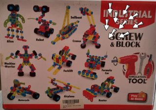 Juguete Construcción Screw & Block 6+