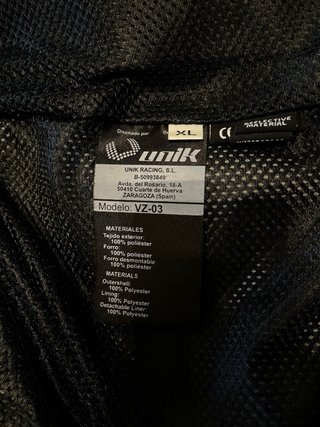 Chaqueta Moto UNIK con Protecciones