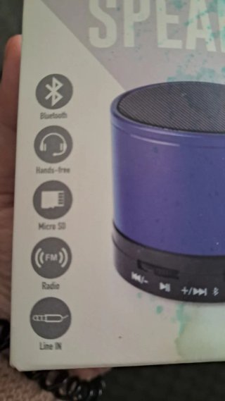Altavoces Bluetooth Nuevos (Azul y Rojo)