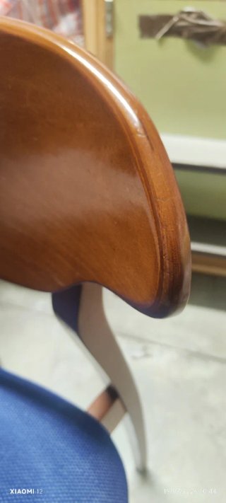 4 Sillas Comedor Tapizado Azul