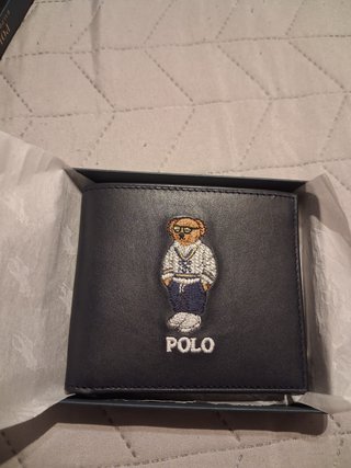 Cartera Polo Bear Ralph Lauren Azul