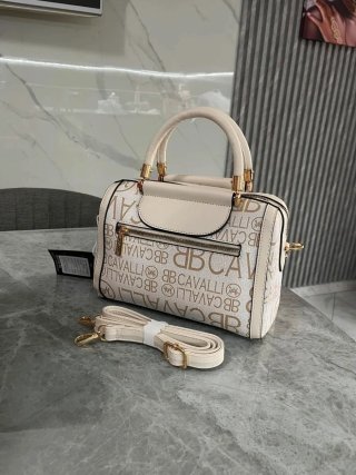 Borsa Bruno Cavalli Beige e Oro